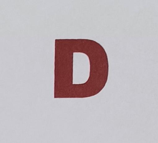 Buchstabe D