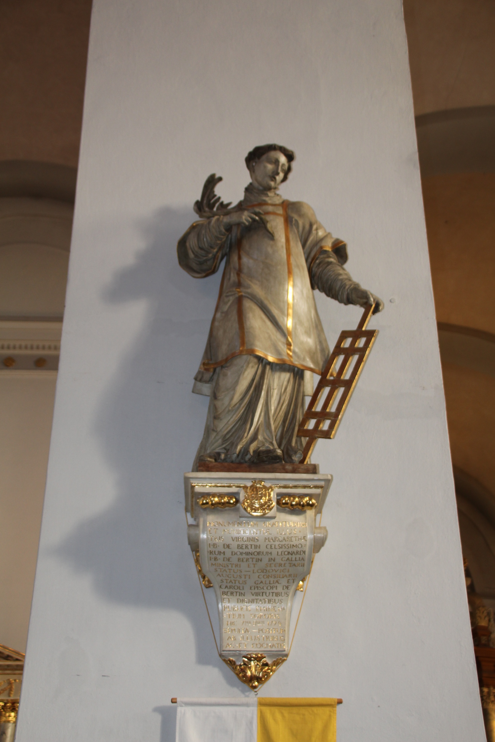 Statue des heiligen Laurentius
