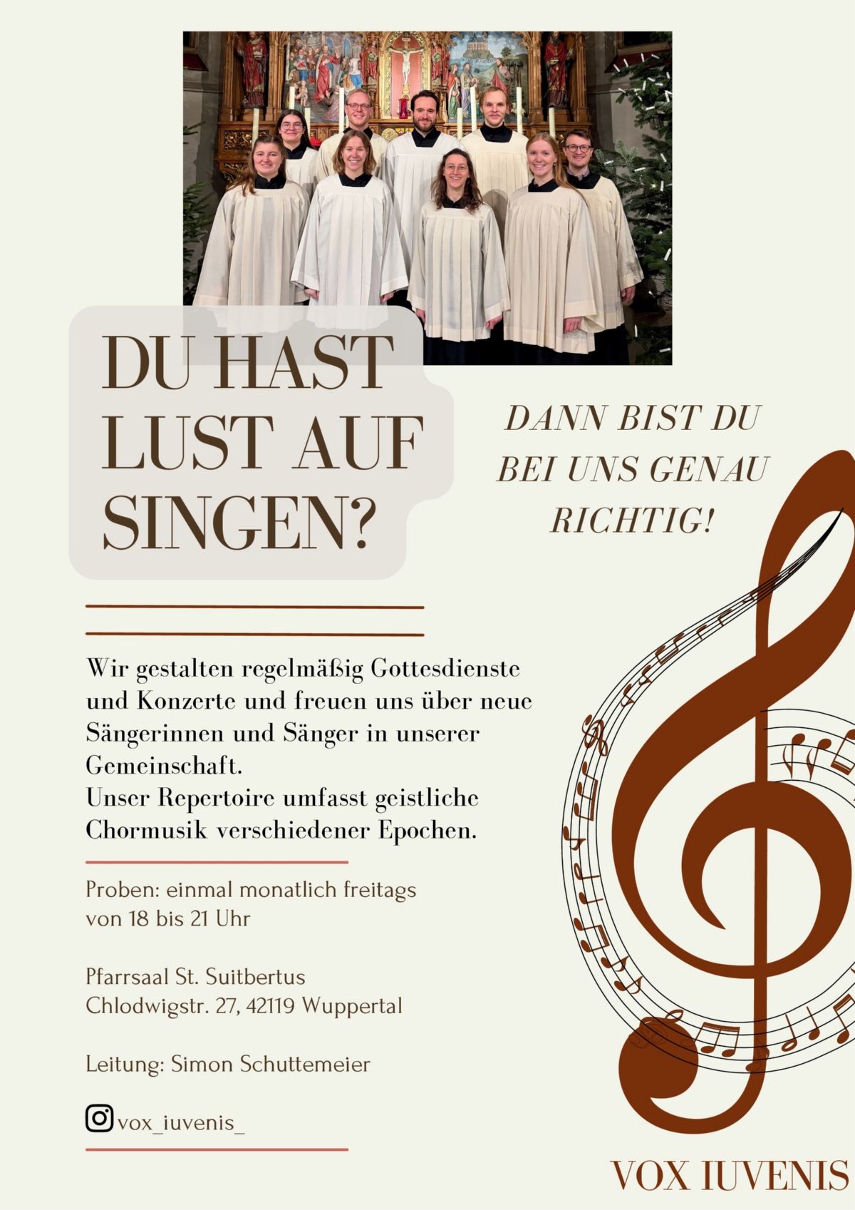 Plakat Chor Vox Iuvenis