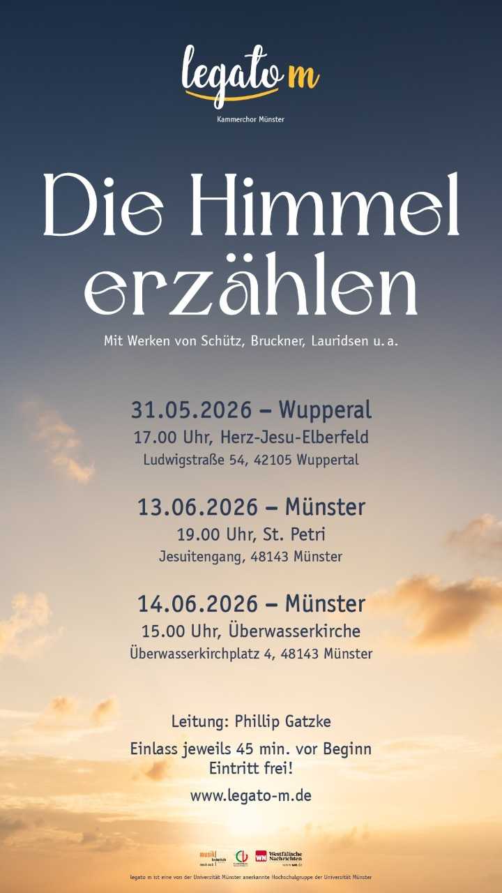Konzertplakat Die Himmel erzählen