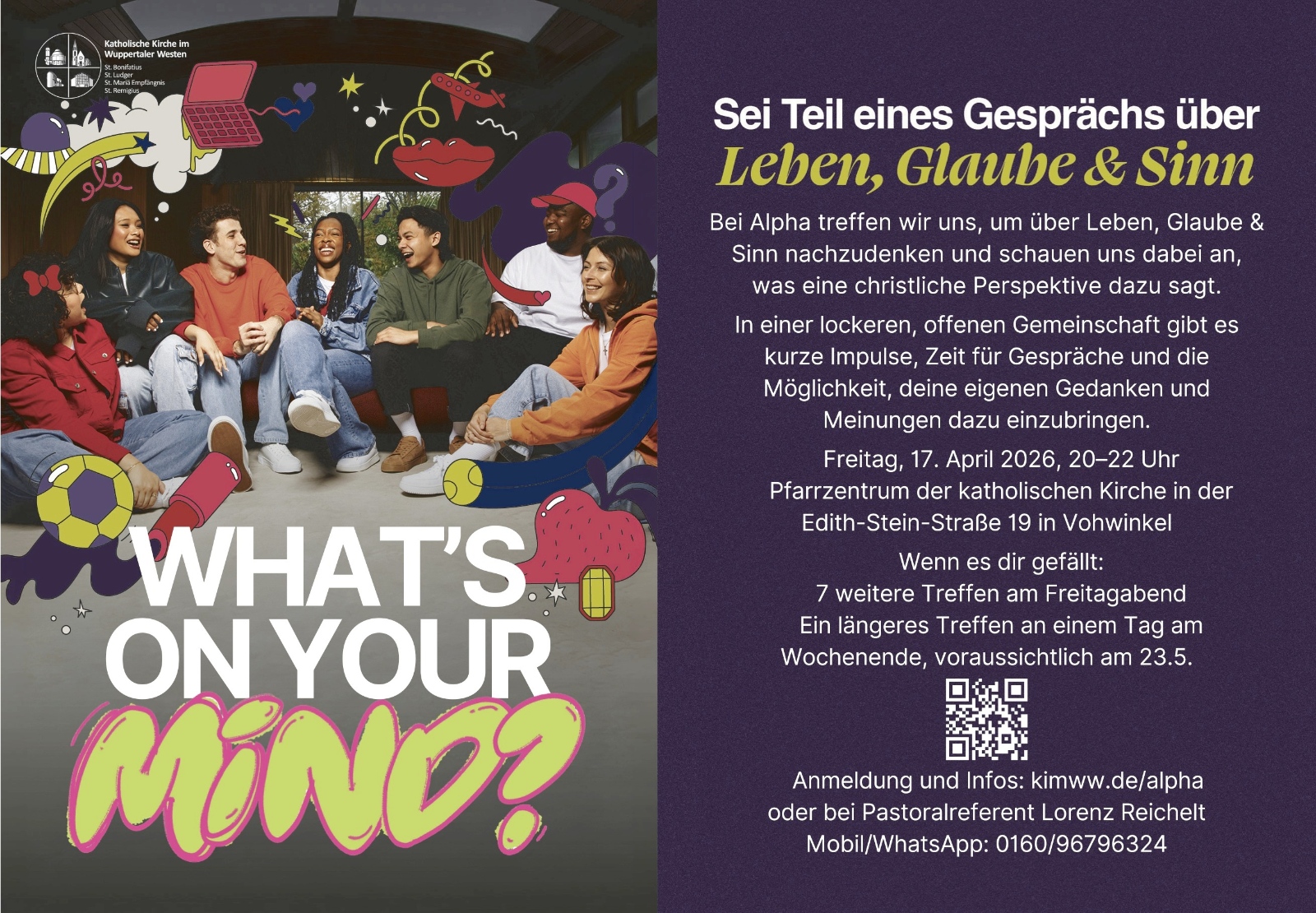 Plakat Alpha-Kurs April 2026